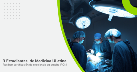 Estudiantes de Medicina entre las 3 mejores calificaciones en el IFOM en Costa Rica