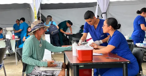 ULatina llevó salud y prevención a la comunidad de Moravia